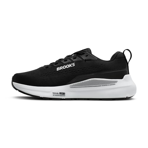 Brooks Women’s Ariel GTS 26 Supportive Running & Walking Shoe - Black/Grey/White - 8 Medium