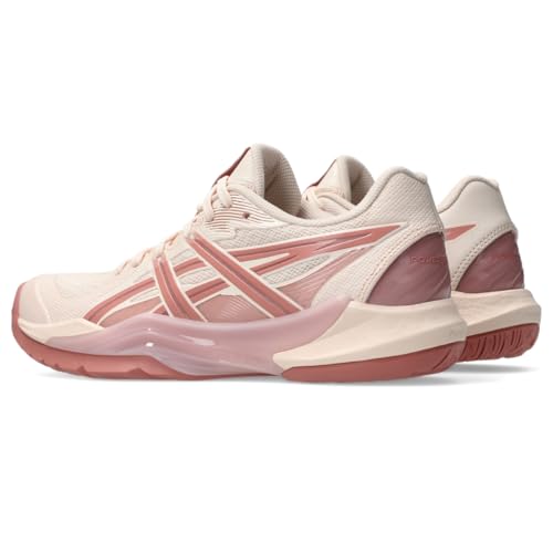 ASICS Women's POWERBREAK FlyteFoam Handball Shoes, 8, Pearl Pink/MORGANITE
