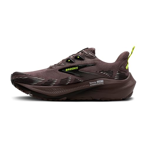 Brooks Men's Ghost Trail, Off-Road Running Shoe for Rugged Terrain - Brown/Black/Nightlife - 13 Medium