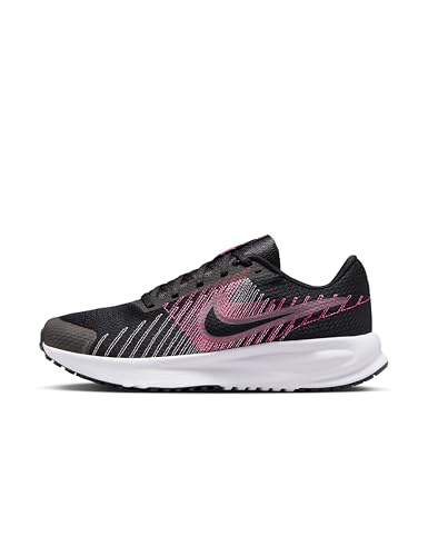 Nike Women's Run Defy Road Running Shoes, Black/Elemental Pink-Hyper Pink, 12