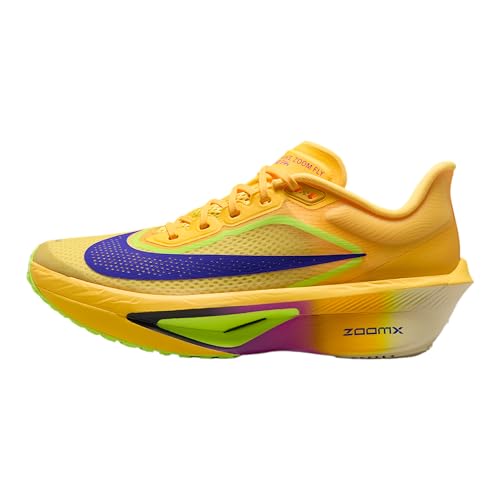 Nike Zoom Fly 6 Women's Road Racing Shoes (Citron Pulse/Volt Ice/Hyper Violet/Indigo Burst) Size 9