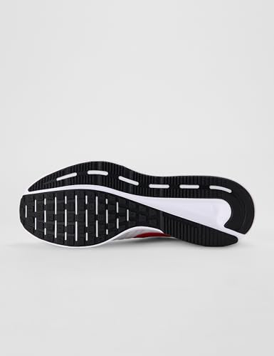 Nike Men's Run Swift 3 Road Running Shoes (Extra Wide), White/University Red-Black-Off White, 10.5