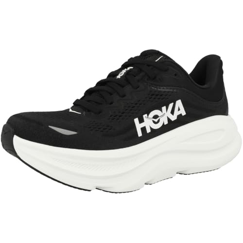 Hoka Women's Bondi 9 Black/White 8 Medium