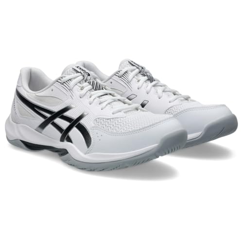 ASICS Men's Gel-Rocket 12 Volleyball Shoes, 10.5, White/Black