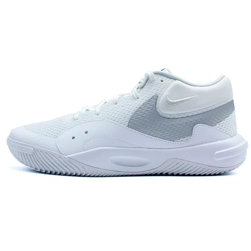 Nike Hyperquick Volleyball Shoes (FN4678-102, White/Photon Dust/Metallic Silver) Size 8