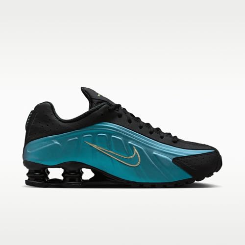 Nike Shox R4 Men's Shoes (Sapphire/Pencil Point/Black/Light Liquid Lime) Size 10.5