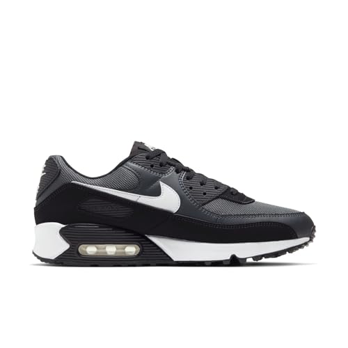 Nike Air Max 90, Men's Running Shoes, Iron Grey/White/Dk Smoke Grey/Black