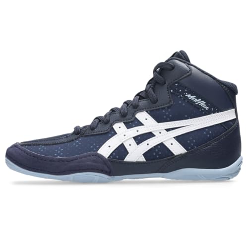ASICS Kid's Matflex 8 GS Wrestling Shoes, 6, Midnight/White