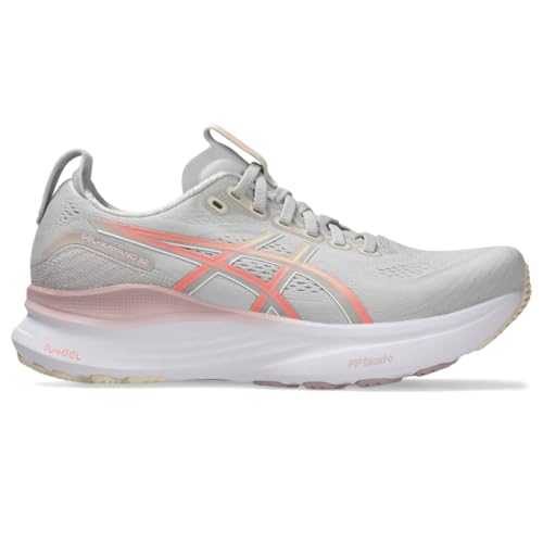 ASICS Women's Gel-Kayano 32 Running Shoes, 8.5, Cloud Grey/Seashell