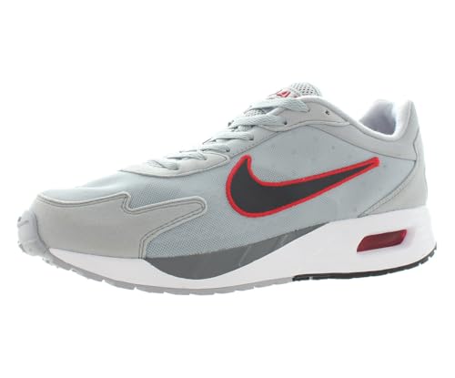 Nike Air Max Solo Men's Shoes (DX3666-004, Wolf Grey/Cool Grey/University Red/Black) Size 10.5