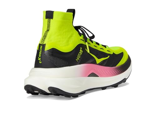 Hoka Women's Tecton X 3 Sneaker, Neon Citrus/Black, 6.5