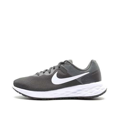 Nike Men's Revolution 5 Flyease Running Shoe, Iron Grey White Smoke Grey Black Lt Smoke Grey, 8.5