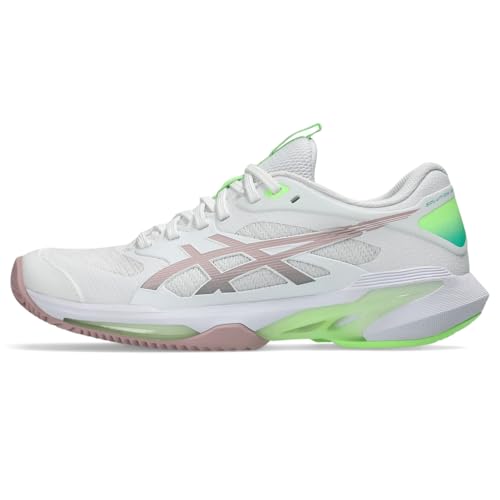 ASICS Women's Solution Speed Ff 4 Clay Trainers, White Morganite, 8.5 US