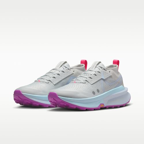 Nike Zegama 2 Men's Trail Running Shoes (Photon Dust/Glacier Blue/Hyper Pink/Hydrogen Blue) Size 13