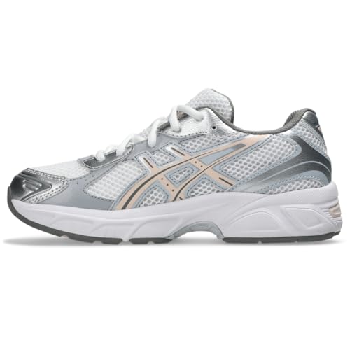 ASICS Unisex Kid's Gel-1130 Grade School (Big Kid), White/Pearl Pink, 5.5 Medium, Big Kid