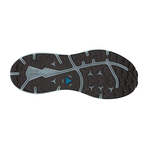 Brooks Men’s Divide 4 Trail Running Shoe - Blue/Navy/Firecracker - 7 Medium