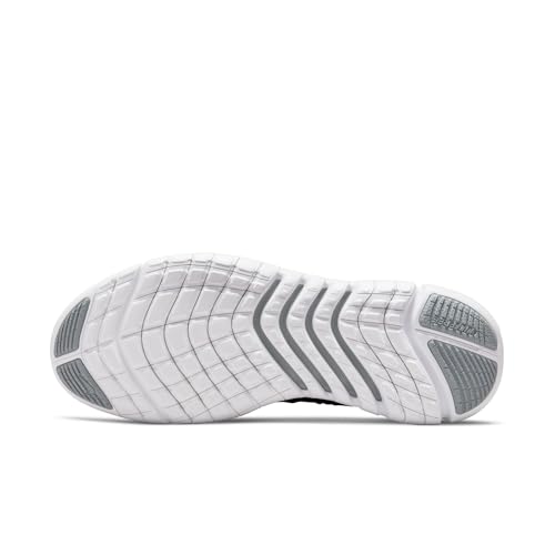 Nike Men's Free Rn 5,0 2021 Running Shoe, Black White Dk Smoke Grey, 11.5 US