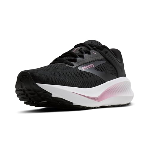 Brooks Women’s Anthem 8 Neutral Running Shoe - Black/Ebony/Metallic - 9 Medium