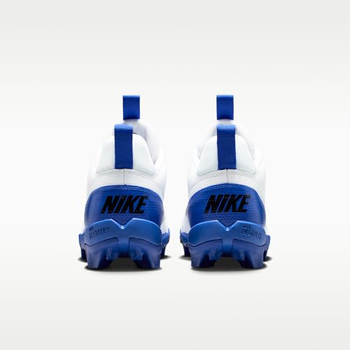 Nike Alpha Menace 4 Shark Football Cleats (White/Hyper Royal/Black) Size 9