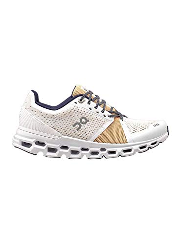 ON Cloudstratus White/Almond 10.5