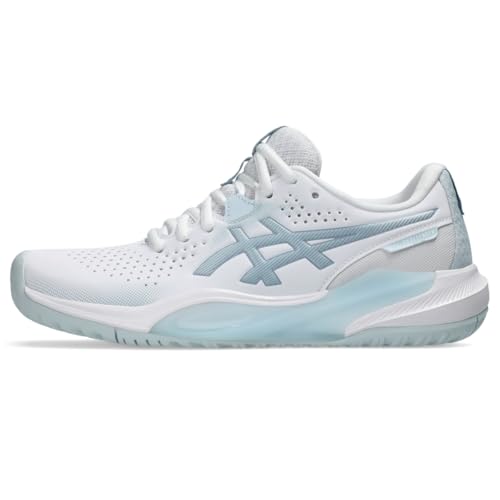 ASICS Women's Gel-Challenger 15 Tennis Shoes, 9, White/Sky