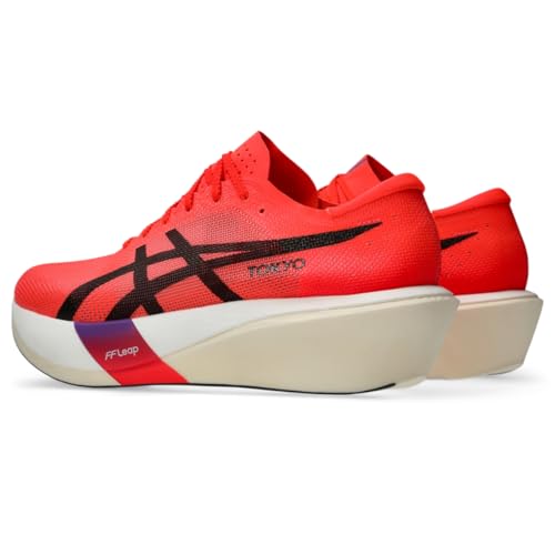 ASICS Unisex METASPEED Edge Tokyo Running, 11.5M / 13W, Flash RED/Black