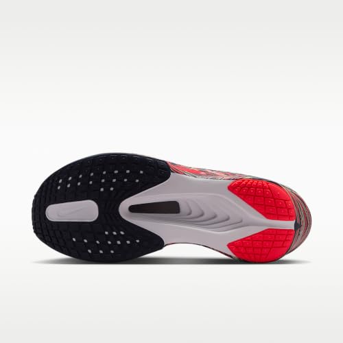 Nike Zoom Fly 6 Men's Road Racing Shoes (Bright Crimson/Obsidian/Light Bone/Obsidian) Size 10.5