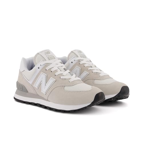 New Balance Women's 574 Core Sneaker, Nimbus Cloud/NB White, 85 B