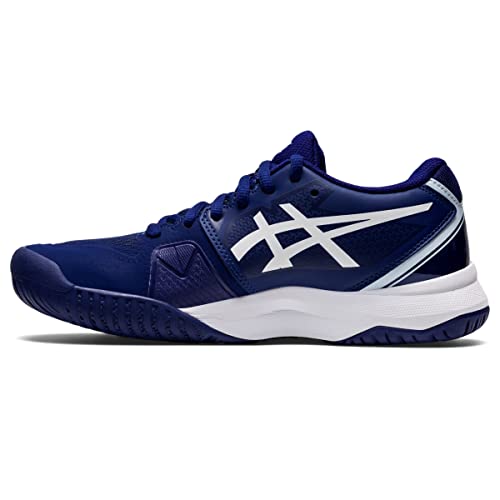 ASICS Women's Gel-Challenger 13 Tennis Shoes, 10.5, Dive Blue/Soft Sky