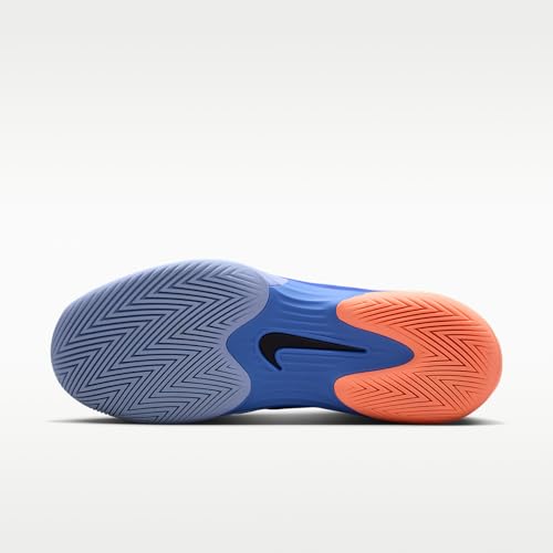 Nike Vapor 12 Women's Hard Court Tennis Shoes (Sapphire/Light Thistle/Orange Pulse/Black) Size 6