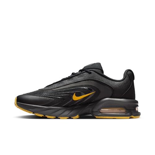 Nike Men's Air Max Fire Lifestyle Shoes, Black/Laser Orange-Metallic Rose Gold, 10.5