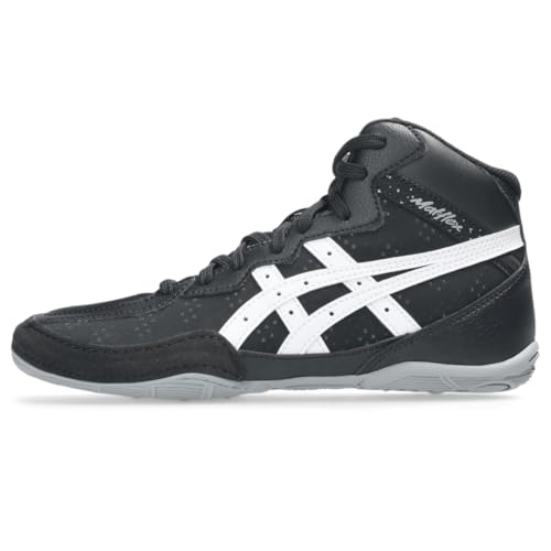 ASICS Kid's Matflex 8 GS Wrestling Shoes, 6, Black/White