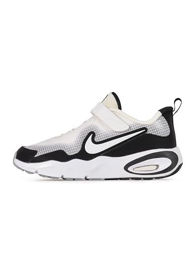 Nike Little Kid's Air Max Nova LifestyleShoes, White/White-Black-Wolf Grey, 1.5Y