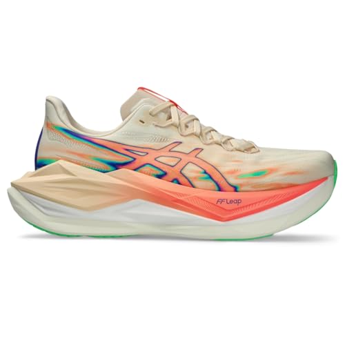 ASICS Unisex SUPERBLAST 3 Running Shoes, 11M / 12.5W, Seashell/Sun Coral