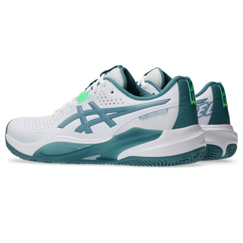 ASICS Men's Gel-Challenger 15 Padel Tennis Shoes, 7, White/Misty Pine