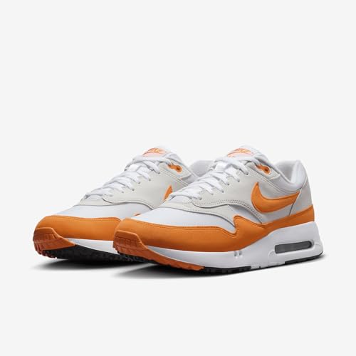 Nike Air Max 1 '86 OG G Men's Golf Shoes (DV1403-118, White/Photon Dust/Black/Bright Ceramic) Size 10.5