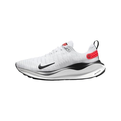 Nike InfinityRN 4 Men's Road Running Shoes (DR2665-100, White/Platinum Tint/Light Crimson/V) Size 9.5