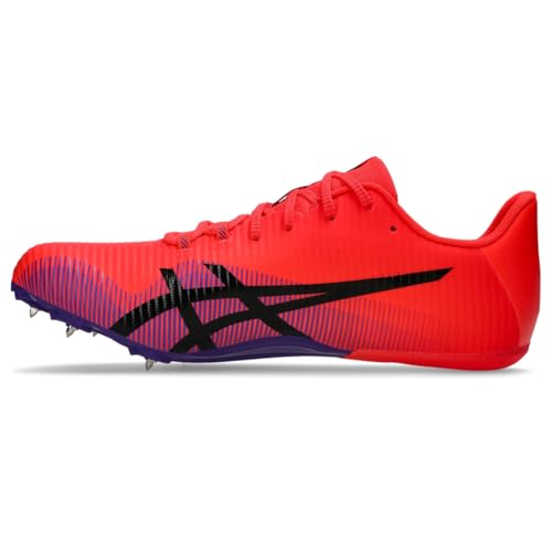 ASICS Unisex Hypersprint 8 Track & Field Shoes, 8M / 9.5W, Flash RED/Black