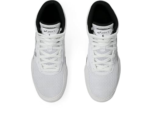 ASICS Kid's Matflex 7 Grade School Wrestling Shoes, 3, White/Pure Silver