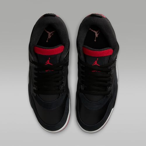 Air Jordan 4 RM Men's Shoes (Black/Wolf Grey/White/Varsity Red) Size 11.5