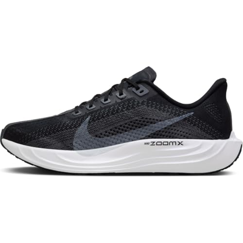 Nike Men's Pegasus Plus Road Running Shoes, Black Pure Platinum Anthracite White, 12 US