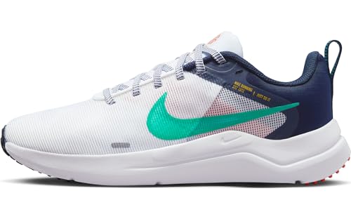 Nike Womens W Downshifter 12 Running Shoe, WHITE/CLRJAD, 6.5 UK (9 US)
