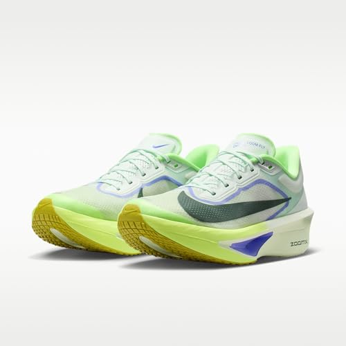 Nike Zoom Fly 6 Men's Road Racing Shoes (Barely Green/Volt Ice/Sapphire/Black Spruce) Size 8