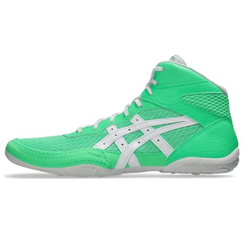 ASICS Men's Matflex 7 Wrestling Shoes, 12, NEW Leaf/White