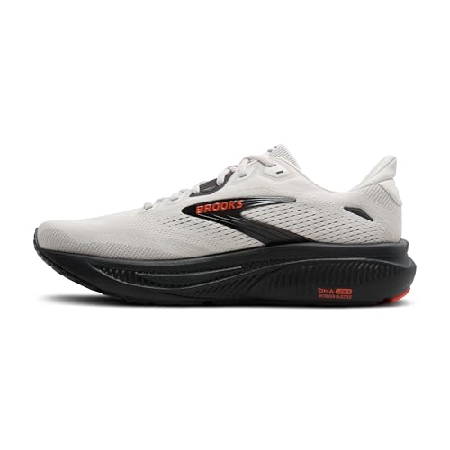 Brooks Men’s Ghost 18 Neutral Running & Walking Shoe - Coconut/Pearl/Tigerlily - 11 Wide