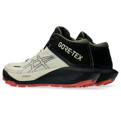 ASICS Women's Gel-Trabuco MT GTX Trail Running Shoes, 10.5, Vanilla/Mantle Green