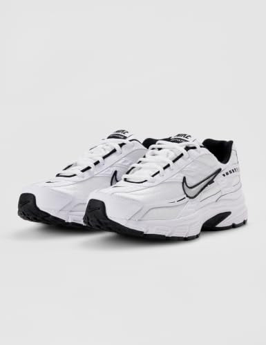 Nike Women's Initiator Shoes, White/Metallic Silver-White-Black, 8