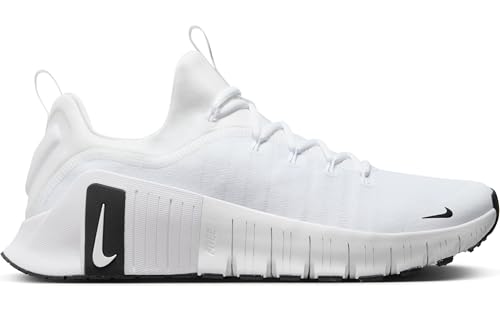 Nike Mens Free Metcon 6, White/Black/White 9.5 Medium
