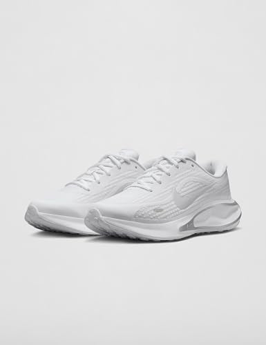 Nike Women's Journey Run Road Running Shoes, White/White-Pure Platinum, 7