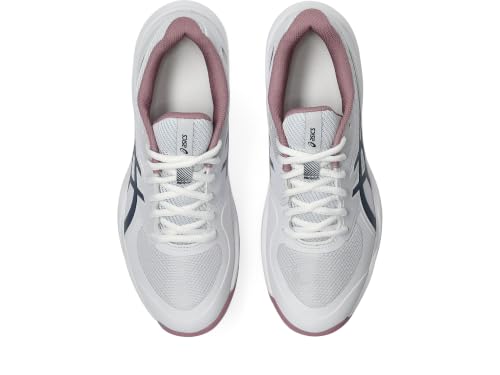 ASICS Women's Game Ff Clay Trainers, White Independence Blue, 9 US